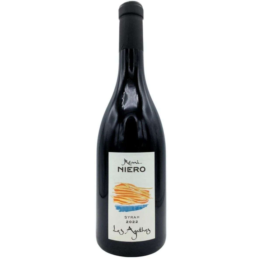 Bottle of Remi Niero Syrah Les Agathes Collines Rhodaniennes 2023 French red wine 750 ML