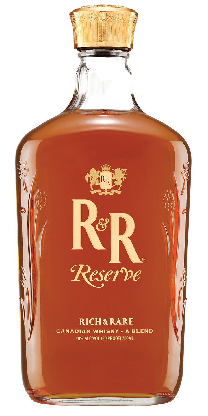 Rich and Rare Reserve Blended Canadian Whisky 1 point 75 Liter bottle