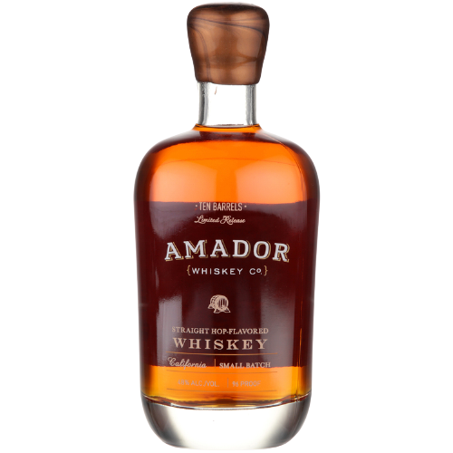 Amador Whiskey Co. Straight Hop Flavored Whiskey bottle 750 ML.