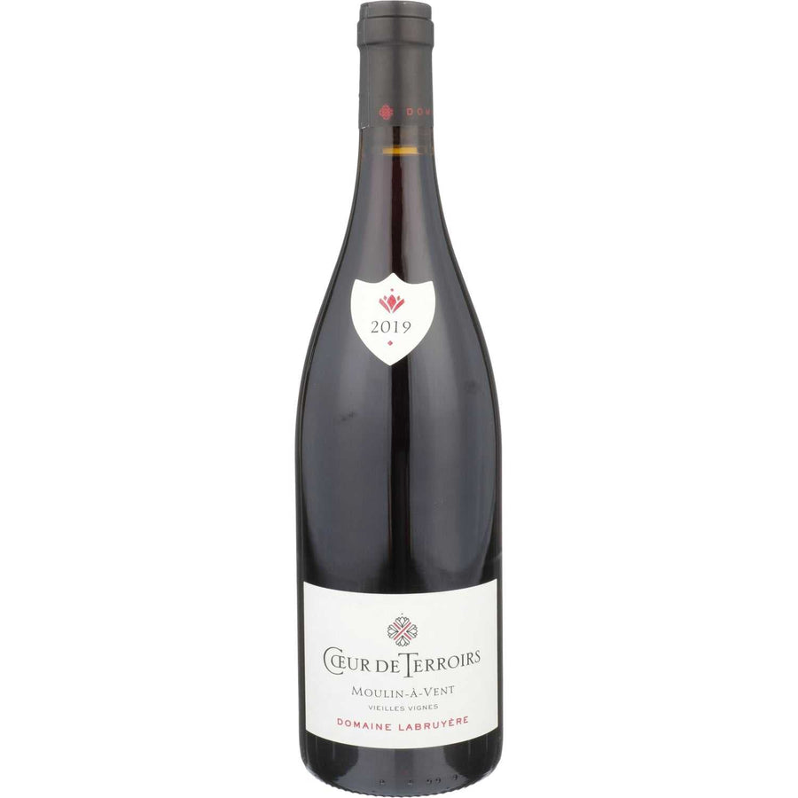 Domaine Labruyere Moulin A Vent Le Carquelin 2019 750ml bottle with elegant label and rich red wine from Beaujolais cru