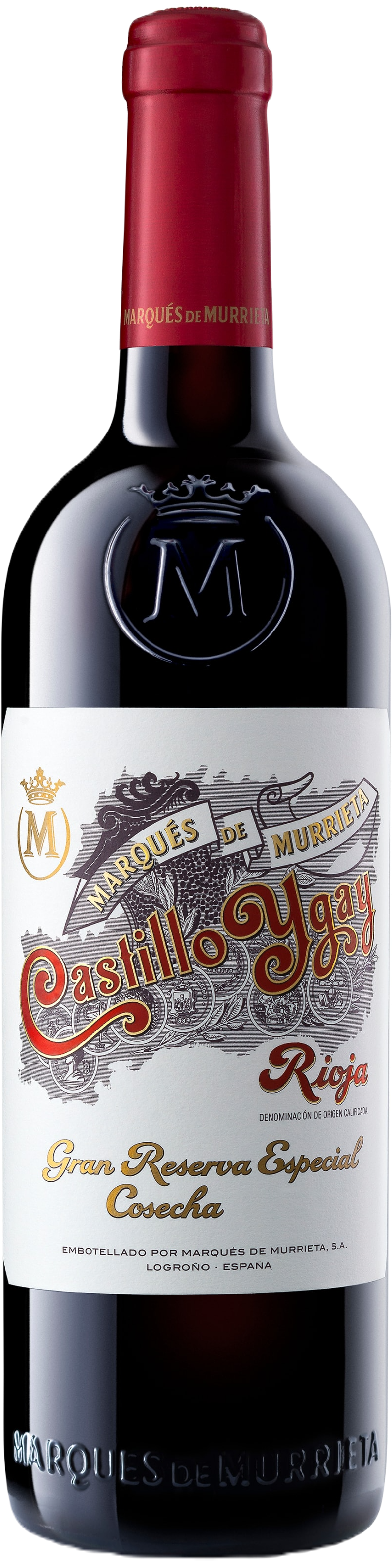 Castillo Ygay Rioja Gran Reserva Especial 2011 red wine bottle with detailed label and red foil capsule