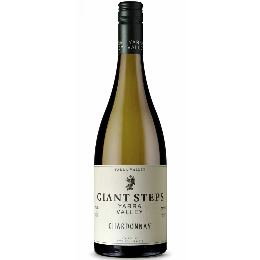 Giant Steps Chardonnay Yarra Valley 2021 bottle showcasing fresh citrus, white peach, and elegant minerality.