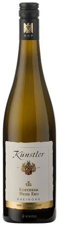 Kunstler Riesling Kostheimer Weiss Erd Gg Dry Rheingau 2020 750 ML