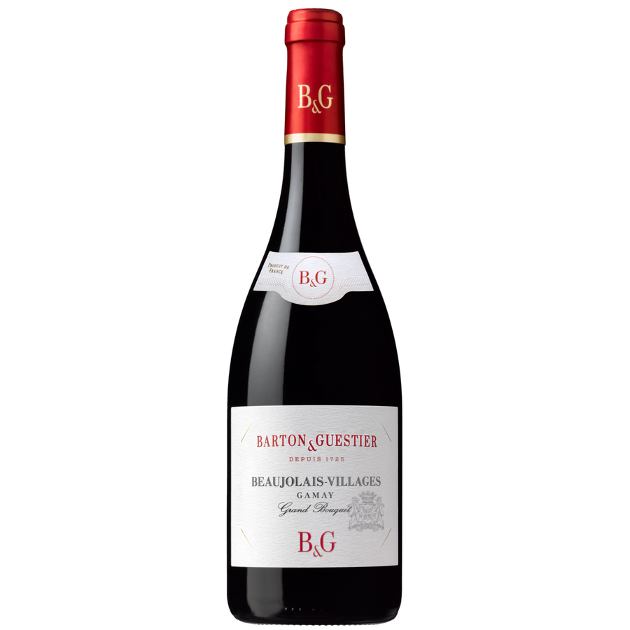 Barton & Guestier Beaujolais Villages 750 ML bottle with red cherry and raspberry notes