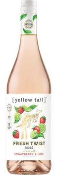 Yellow Tail Fresh Twist Rose Infused With StraNLWBerry & Lime 750 ML