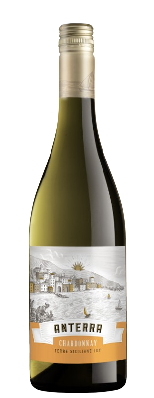 Anterra Chardonnay Terre Siciliane 750 ML | Crisp Italian White Wine