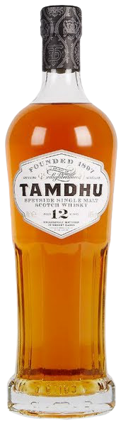 Tamdhu Single Malt Scotch 12 Year 750 ML bottle, showcasing rich oak and dried fruit flavors.