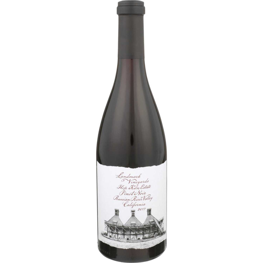 Bottle of Landmark Pinot Noir Hop Kiln Estate Russian River Valley 2017 red wine 750ml