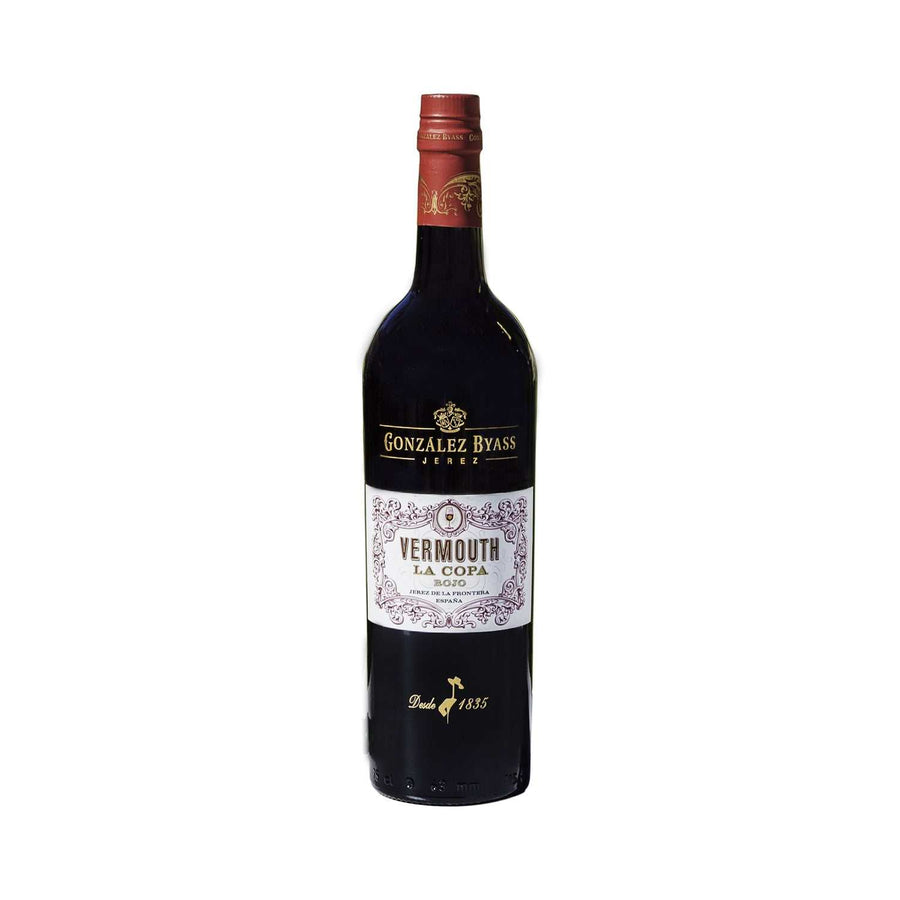 Bottle of Gonzalez Byass Vermouth La Copa Rojo 750 ML with Spanish premium sherry and botanicals