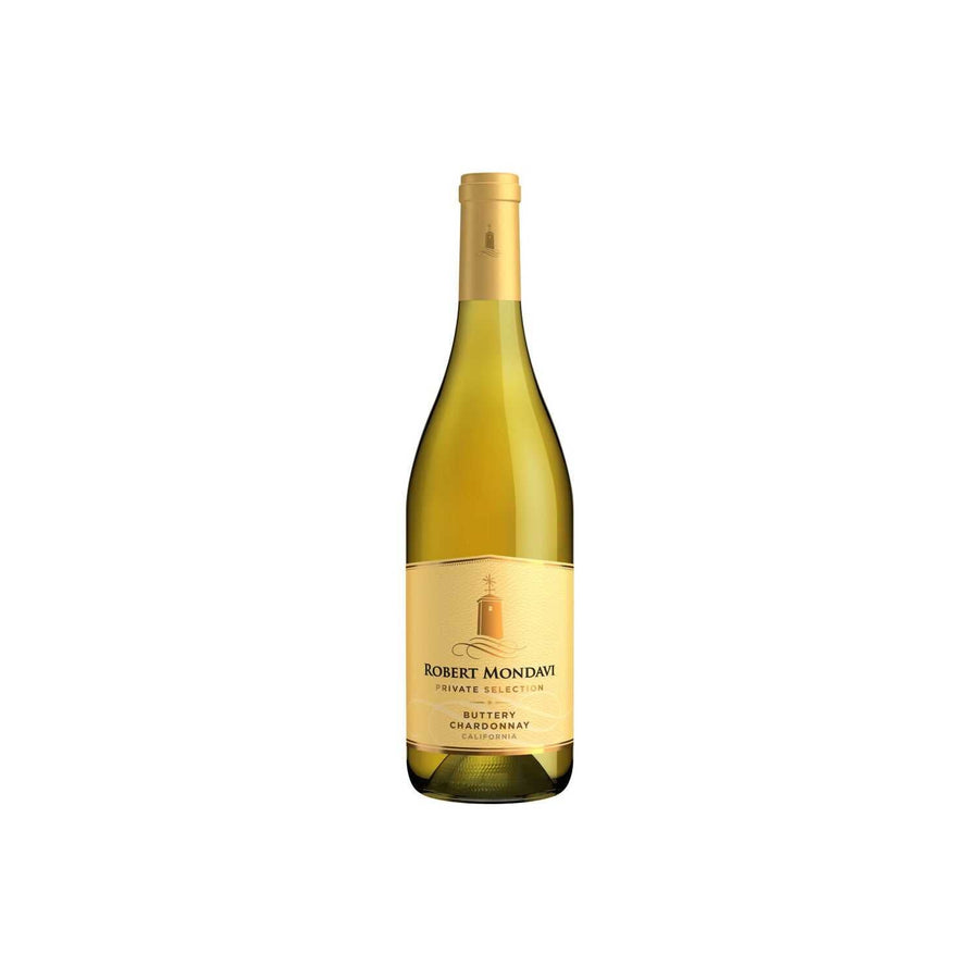 Bottle of Robert Mondavi Private Selection Chardonnay Buttery California 750 ML white wine