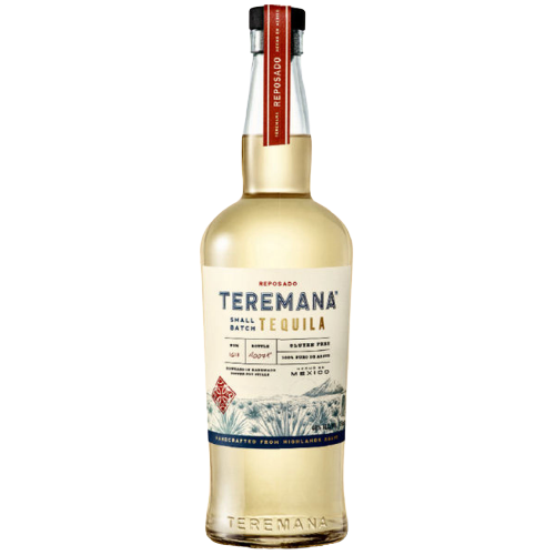 Teremana Tequila Reposado 750ml bottle with oak and vanilla notes.