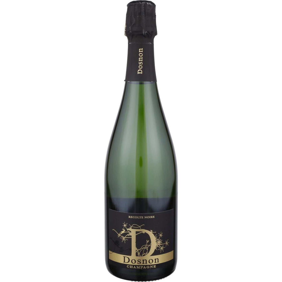 Dosnon Champagne Recolte Noire Brut 750 ML bottle with sparkling wine and elegant label