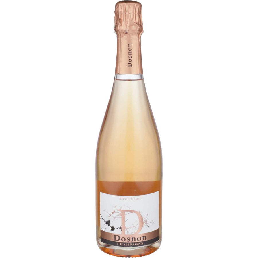 Dosnon Champagne Recolte Rose Brut 750 ML bottle with elegant rosé champagne label