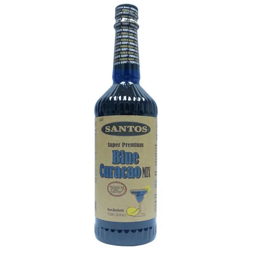 Santos Blue Curacao Mix 1 L bottle
