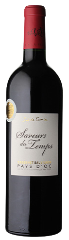 Bottle of Vignerons Propriétés Associées Saveurs Du Temps Cabernet Sauvignon 2019 750 ML red wine