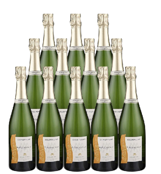 A. Margaine Champagne Le Demi Sec Premier Cru 750 ML (12 Bottles)