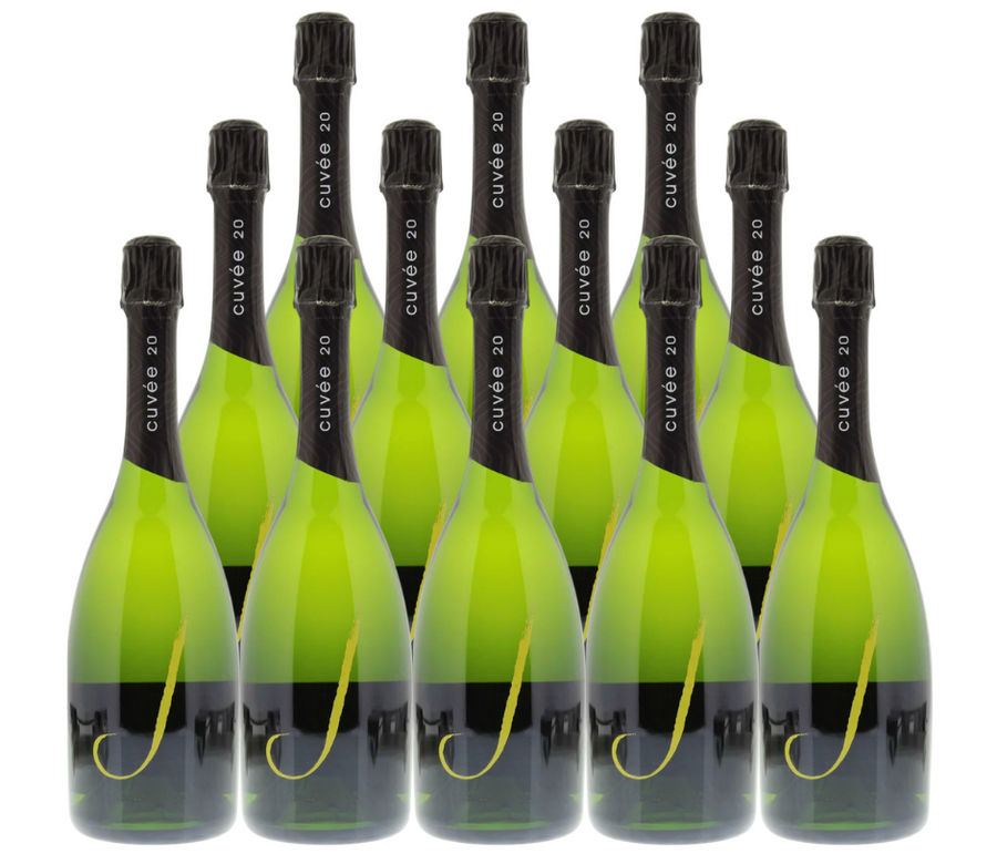 J Vineyards & Winery Cuvee 20 Brut Russian River Valley 2020 750 ML (12 Bottles)