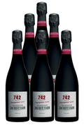 Jacquesson Cuvee 742 Degorgement Tardif Extra Brut Champagne 750 ML (6 Bottles)
