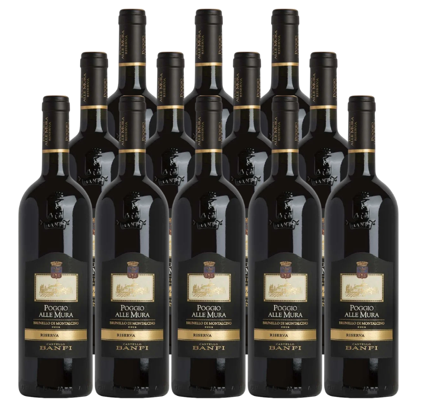 Banfi Poggio Alle Mura Riserva 2017 750 ML (12 Bottles)