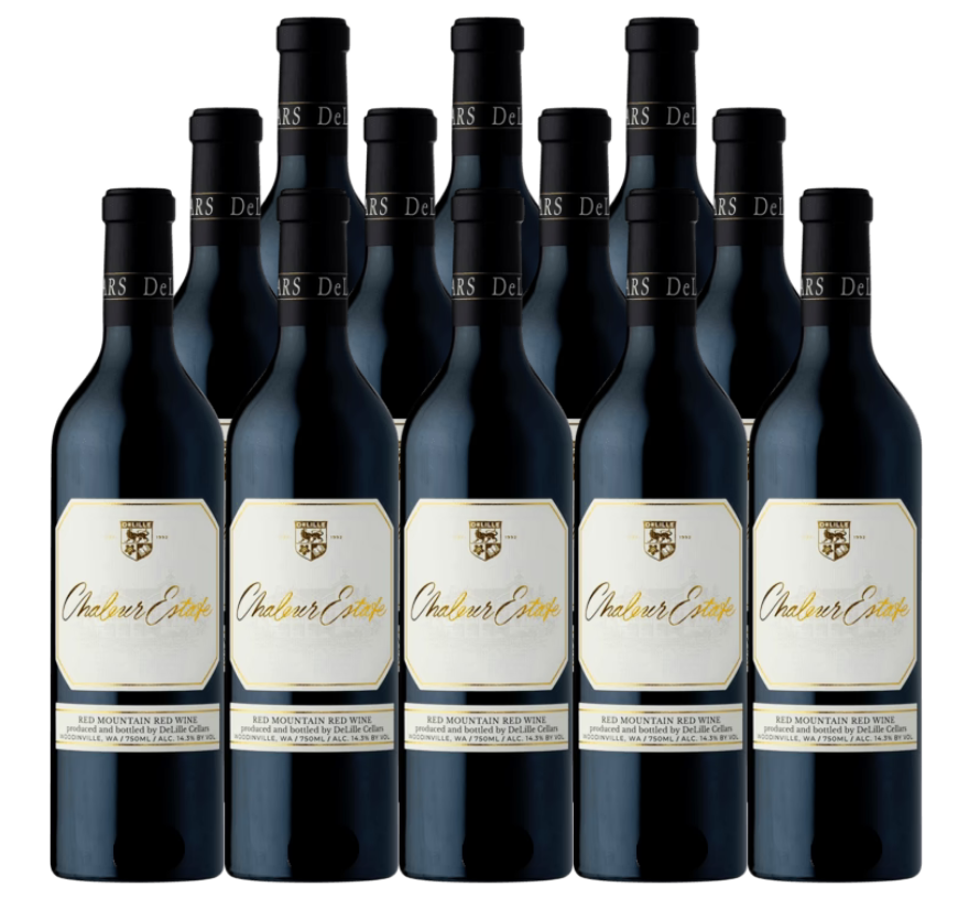 Delille Cellars Chaleur Estate Rouge 2021 750 ML (12 Bottles)