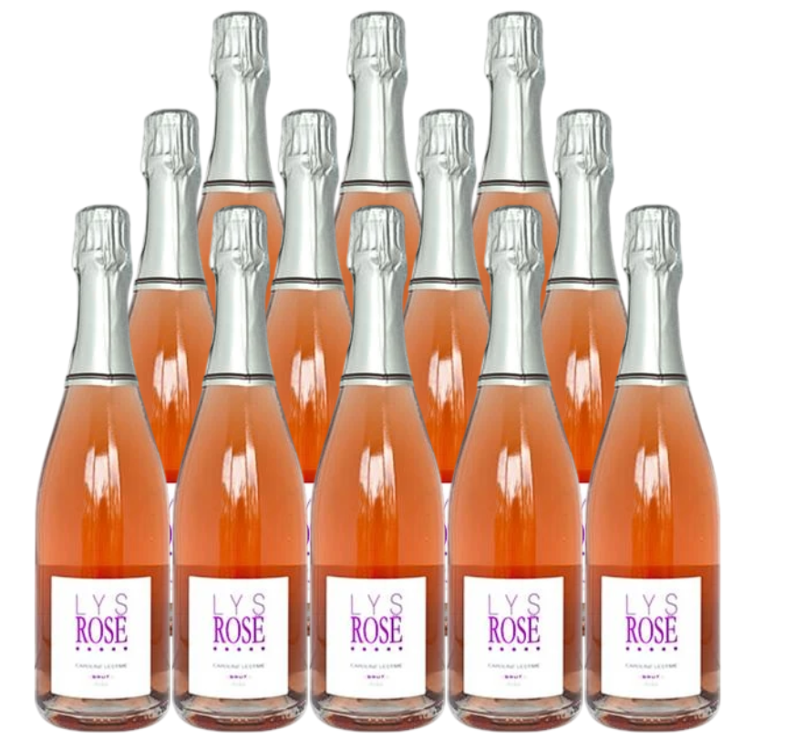 Jean Noel Gagnard Cremant de Bourgogne Lys Rose 750 ML (12 Bottles)