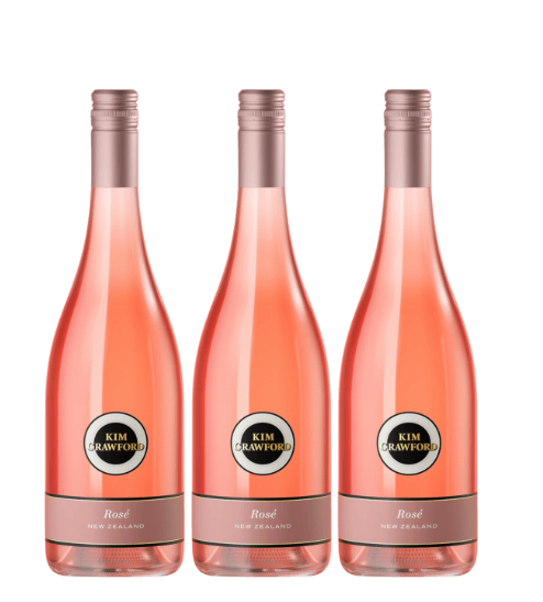 Kim Crawford Rose 2022 750 ML (3 Bottle Pack)