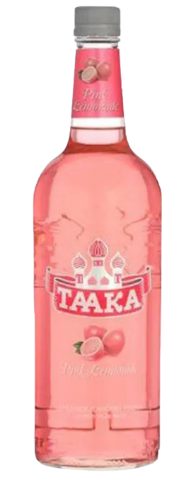 Taaka Pink Lemonade Flavored Vodka 1L bottle pink lemonade flavored vodka with citrus and berry notes