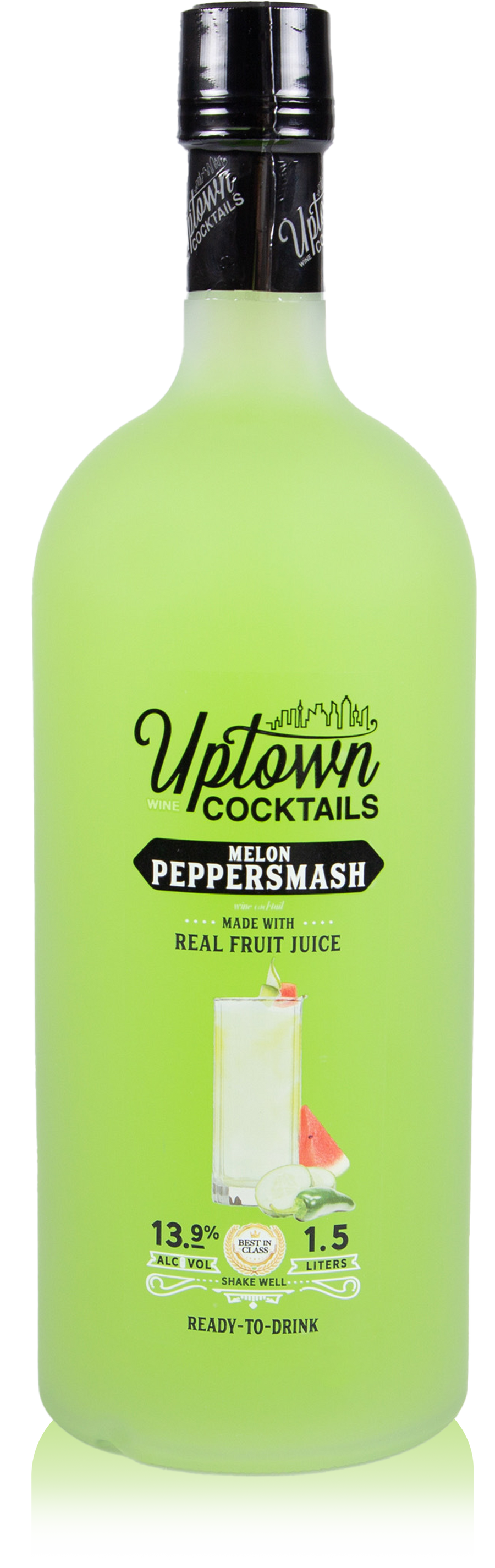 Uptown Wine Cocktails Melon Peppersmash Wine Based Cocktail 1.5 L