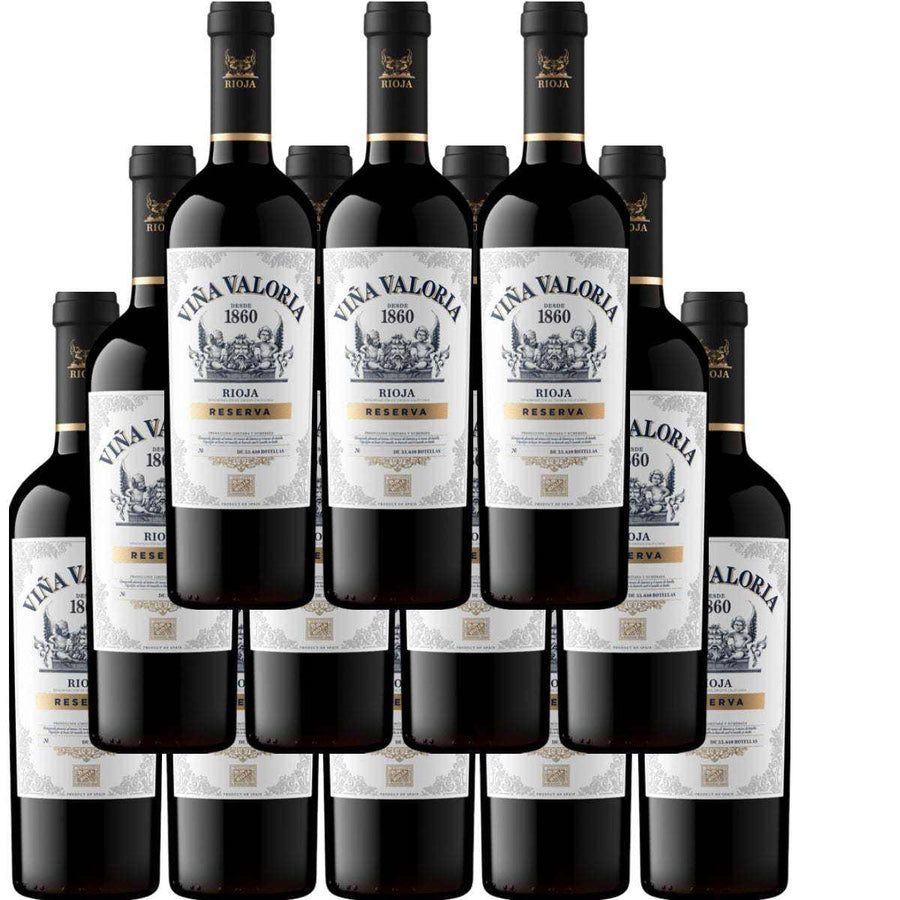 Vina Valoria Reserva Rioja Red Wine 750 ML - 12 Bottle Case