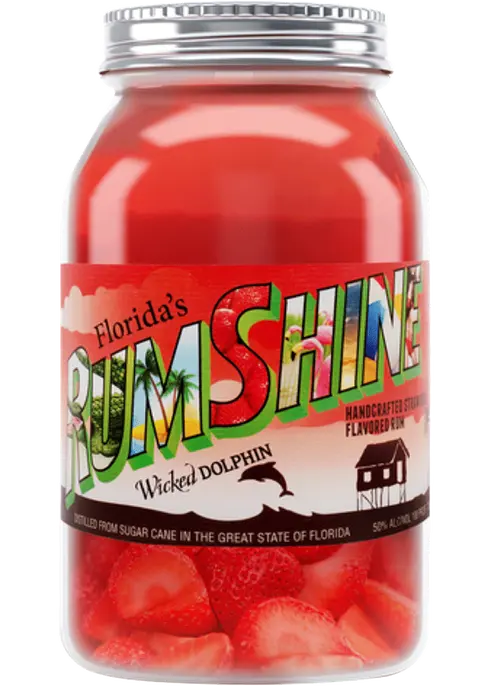 Wicked Dolphin Strawberry RumShine 750 ML