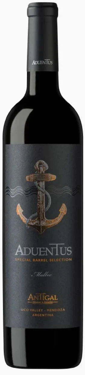 Bottle of Aduentus Cabernet Franc Mendoza 2022 750 ML red wine with elegant fresh flavor profile