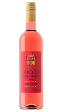 Bottle of Ricco Cherry Moscato 750 ML white wine with cherry and peach flavors from California