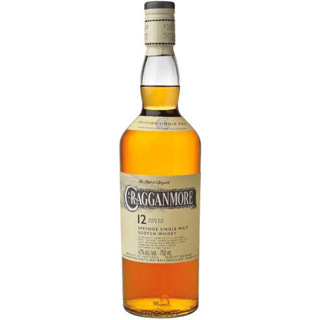 Cragganmore Single Malt Scotch 12 Year 750ml bottle showcasing premium Speyside whisky