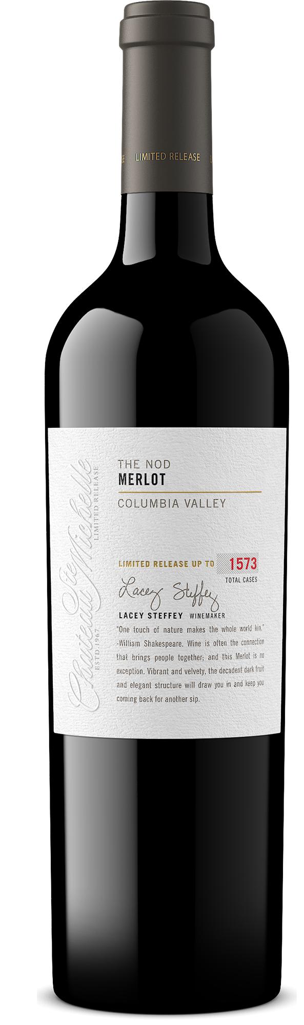Chateau Ste. Michelle Merlot The Nod Limited Release Lacey Steffey Columbia Valley 2019 750 ML