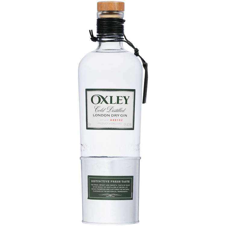 Oxley London Dry Gin Cold Distilled 750 ML bottle with unique cold distillation process.