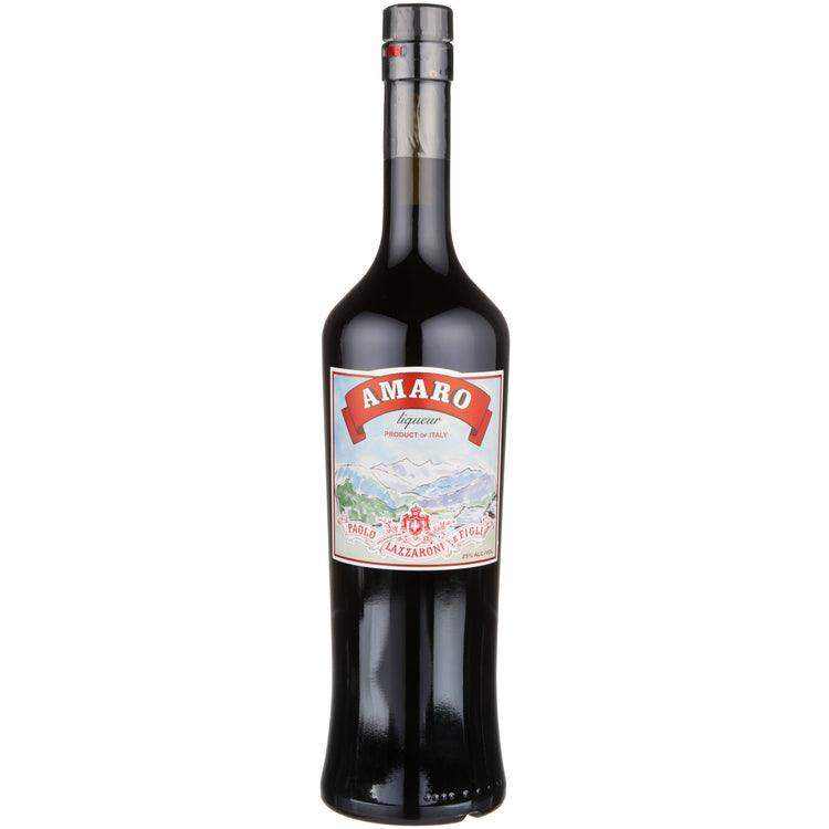 Lazzaroni Amaro 50 liqueur bottle, Italian product, 750 ML.