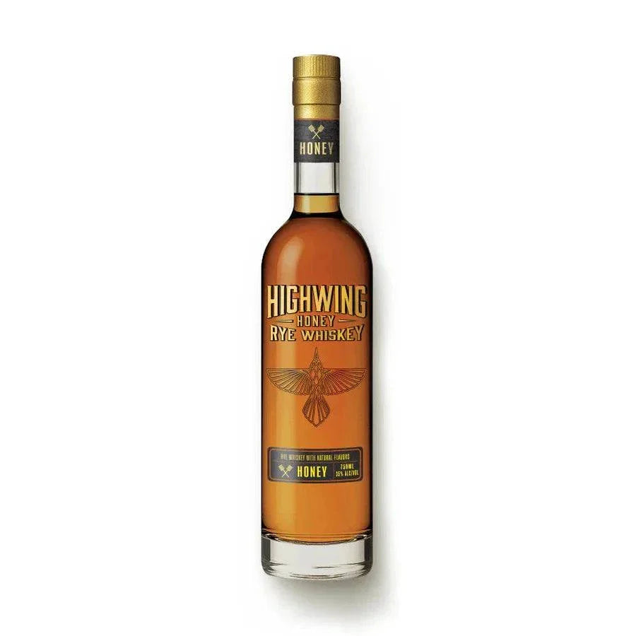 Bottle of Highwing Honey Flavored Rye Whiskey 70 750 ML with honey and rye flavorings