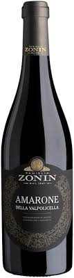 Bottle of Zonin Amarone della Valpolicella 2021 750 ML Italian red wine with rich dark fruit and spice notes