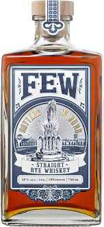 Few Straight Rye Whiskey Bottled In Bond 100 750 ML bottle showcasing bold, grain-forward American rye whiskey with rich caramel and warm oak notes