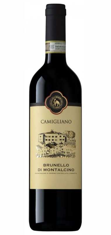 Camigliano Brunello Di Montalcino 2019 1.5L Italian red wine bottle showcasing classic Tuscany Sangiovese excellence