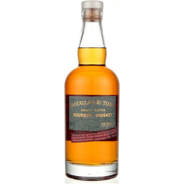 Douglas & Todd Bourbon Small Batch 4 Yr 93 750 ML premium Kentucky bourbon bottle with rich caramel and vanilla notes