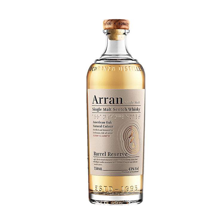 The Arran Malt Single Malt Scotch Barrel Reserve 86 700 ML bottle showcasing smooth Highland whisky with honeyed malt and toasted oak notes