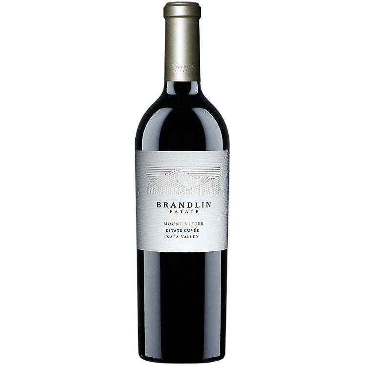 Brandlin Red Wine Estate Cuvee Mount Veeder 2021 bottle showcasing premium Napa Valley red wine