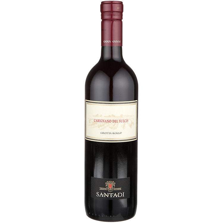 Bottle of Cantina Santadi Carignano Del Sulcis Grotta Rossa 2021 red wine 750 ML from Sardinia