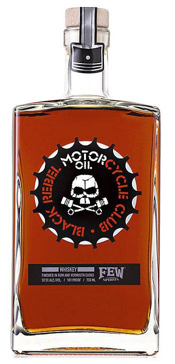Few Black Rebel Motorcycle Club Motor Oil Bourbon 101 750 ML bottle with rich dark notes and bold flavor