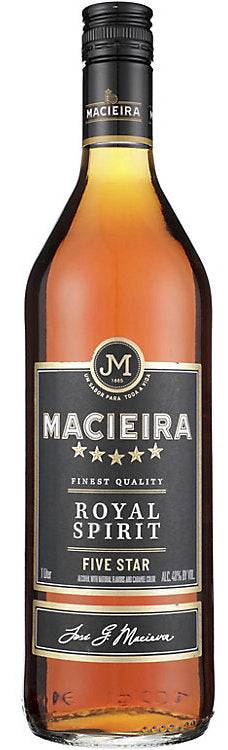 Macieira Five Star Royal Brandy 1L bottle with classic Portuguese brandy packaging
