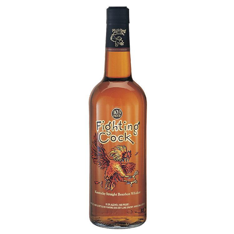 Fighting Cock Straight Bourbon 6 Year 103 proof 750ml bottle showcasing bold, high-proof Kentucky bourbon.