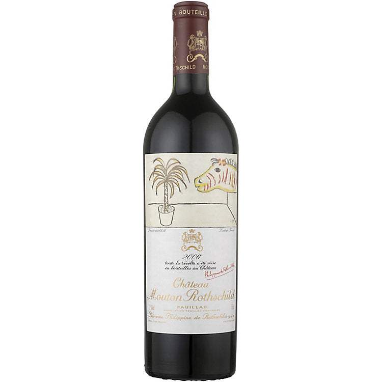 Bottle of Chateau Mouton Rothschild Pauillac 2018 Bordeaux wine 750 ML