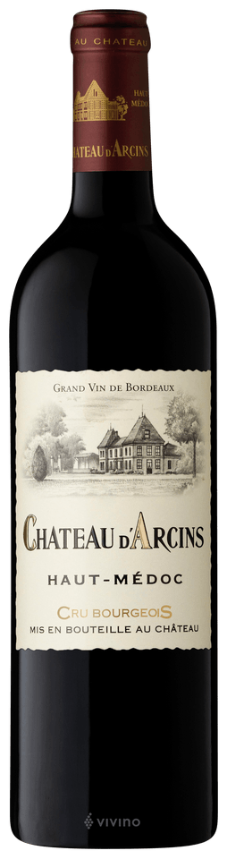 Château d'Arcins Haut-Médoc Cru Bourgeois 2018 750 ML