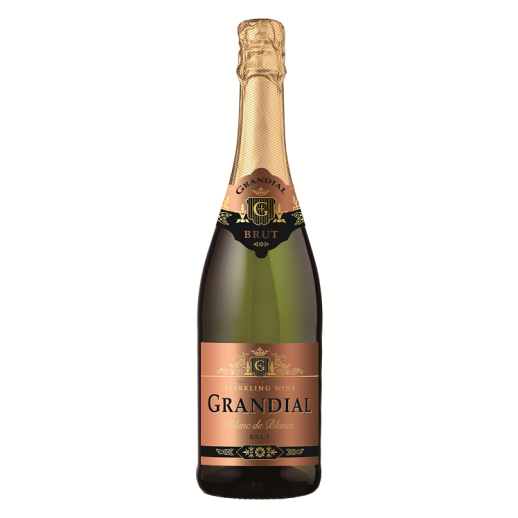 Grandial Brut 750 ML - Elegant French Sparkling Wine with Fresh Notes